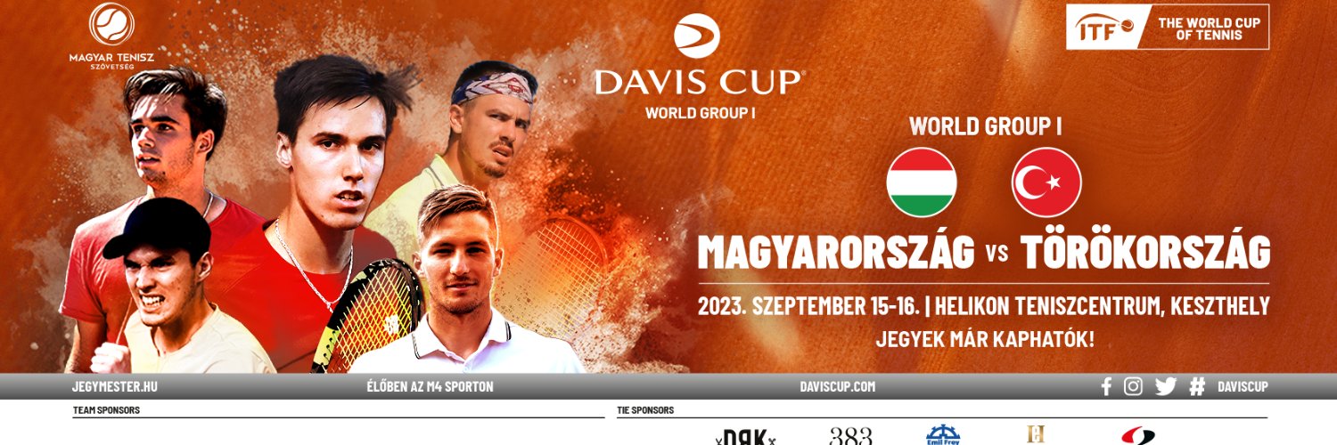 Pénteken és szombaton Keszthelyen lesz a Davis Kupa-meccs