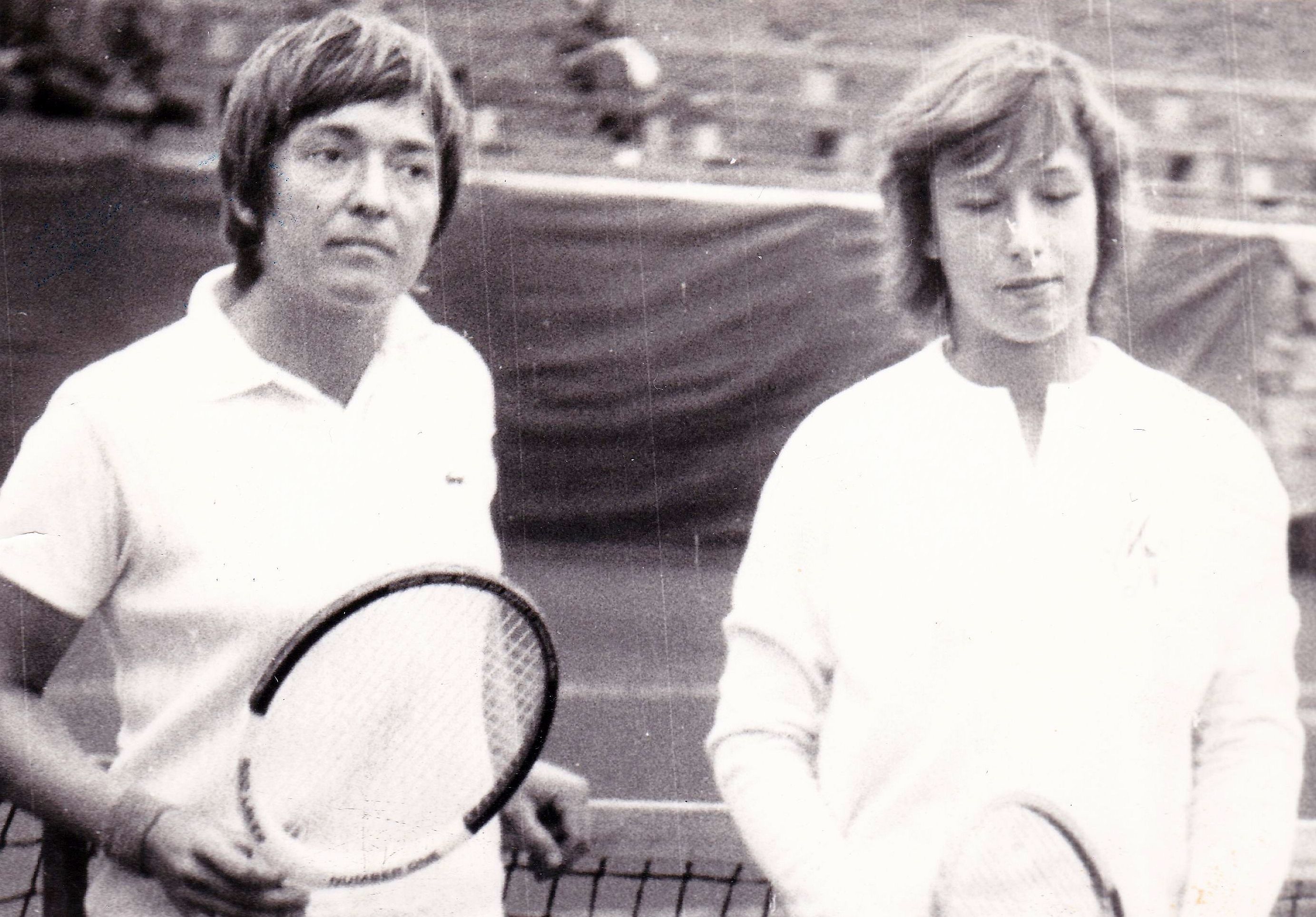 A csehszlovák tenisz két klasszisa 1971-ben, Ostravában: Marie és Martina Navratilova