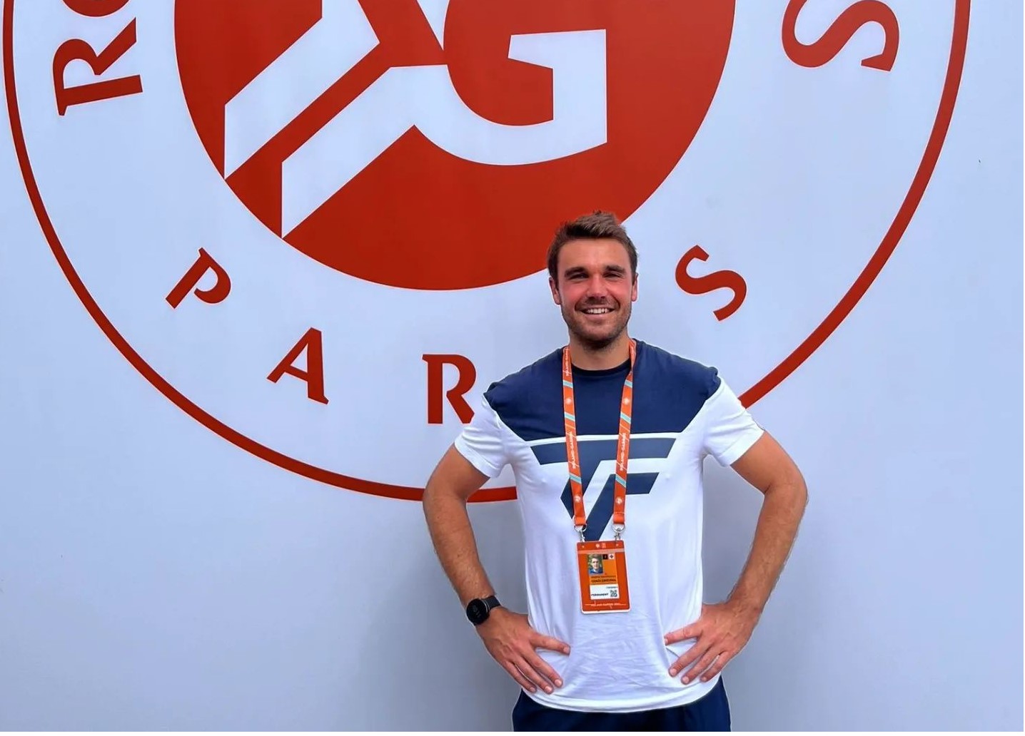 Geoffroy Vereerstraeten 2022-ben Párizsban, még Zanevszka edzőjeként