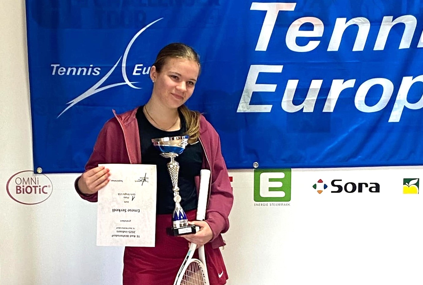 Serkédi Emese a korosztályos TE-győzelemmel belépett az U16-os európai top 100-ba