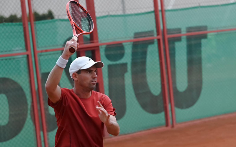 Szatmáry Adrián (MTK) két nyertes meccs után a selejtező döntőjében búcsúzott - Fotó: huntennis.hu